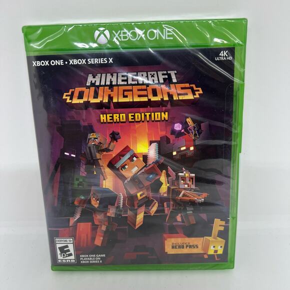 New sealed  Minecraft Dungeons  Hero Edition XBoxOne/X - Picture 1 of 5